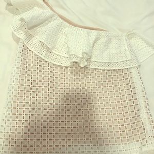 Jcrew White Summer Blouse